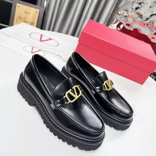 Valentino Leather Shoes For Women #1339627 $102.00 USD, Wholesale Replica Valentino Leather Shoes