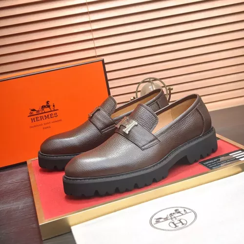 Hermes Leather Shoes For Men #1339665 $102.00 USD, Wholesale Replica Hermes Leather Shoes