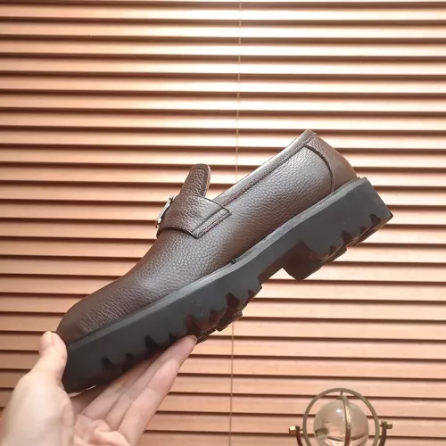 Replica Hermes Leather Shoes For Men #1339665 $102.00 USD for Wholesale