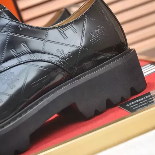Replica Hermes Leather Shoes For Men #1339666 $102.00 USD for Wholesale