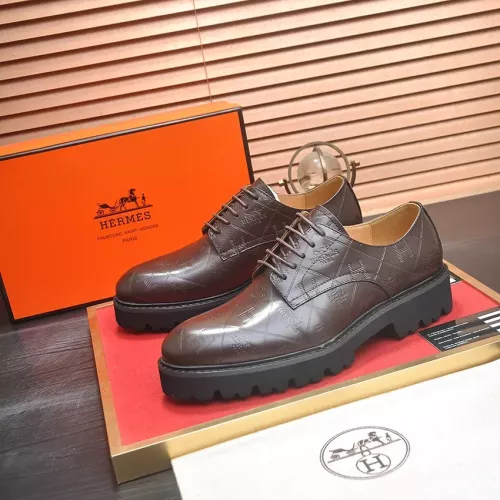 Hermes Leather Shoes For Men #1339667 $102.00 USD, Wholesale Replica Hermes Leather Shoes