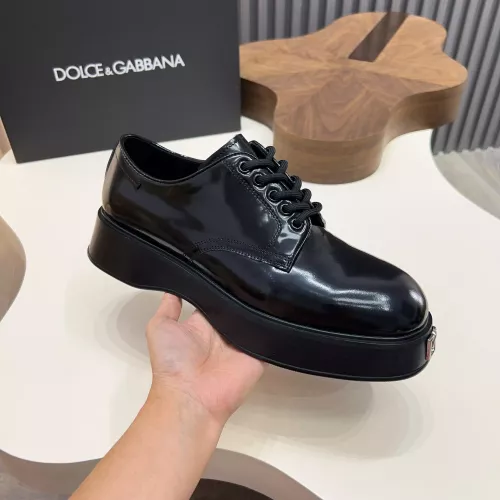 Replica Dolce & Gabbana D&G Leather Shoes For Men #1339707 $132.00 USD for Wholesale