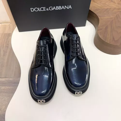 Replica Dolce & Gabbana D&G Leather Shoes For Men #1339708 $132.00 USD for Wholesale