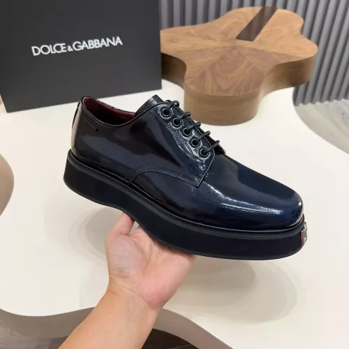 Replica Dolce & Gabbana D&G Leather Shoes For Men #1339708 $132.00 USD for Wholesale