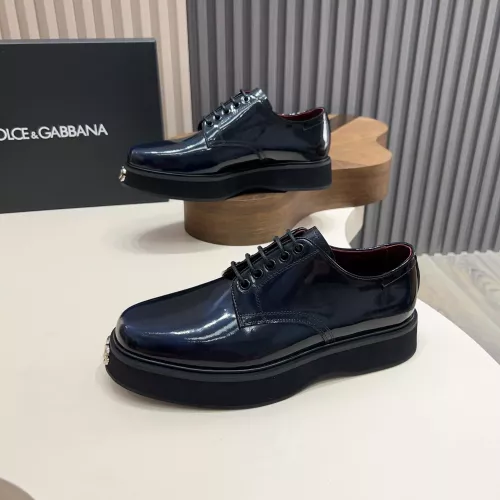 Replica Dolce & Gabbana D&G Leather Shoes For Men #1339708 $132.00 USD for Wholesale