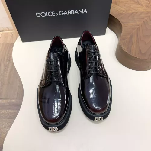 Replica Dolce & Gabbana D&G Leather Shoes For Men #1339709 $132.00 USD for Wholesale