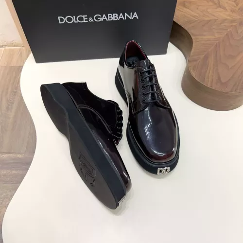 Replica Dolce & Gabbana D&G Leather Shoes For Men #1339709 $132.00 USD for Wholesale