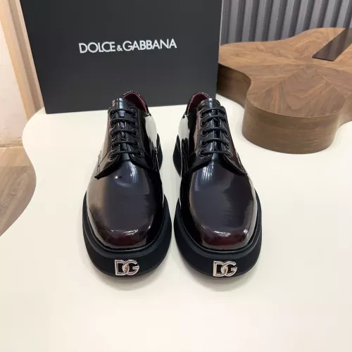 Replica Dolce & Gabbana D&G Leather Shoes For Men #1339709 $132.00 USD for Wholesale