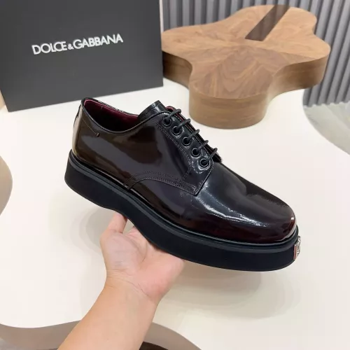 Replica Dolce & Gabbana D&G Leather Shoes For Men #1339709 $132.00 USD for Wholesale
