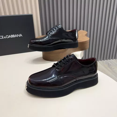 Replica Dolce & Gabbana D&G Leather Shoes For Men #1339709 $132.00 USD for Wholesale