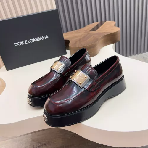 Dolce &amp; Gabbana D&amp;G Leather Shoes For Men #1339710 $132.00 USD, Wholesale Replica Dolce &amp; Gabbana D&amp;G Leather Shoes