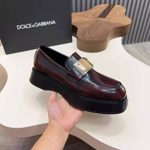 Replica Dolce & Gabbana D&G Leather Shoes For Men #1339710 $132.00 USD for Wholesale