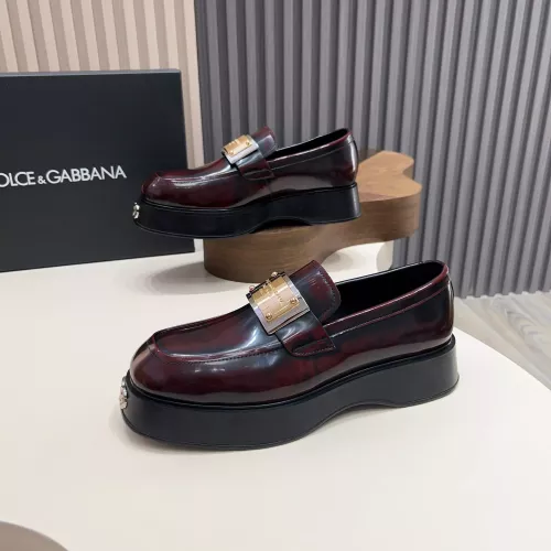 Replica Dolce & Gabbana D&G Leather Shoes For Men #1339710 $132.00 USD for Wholesale