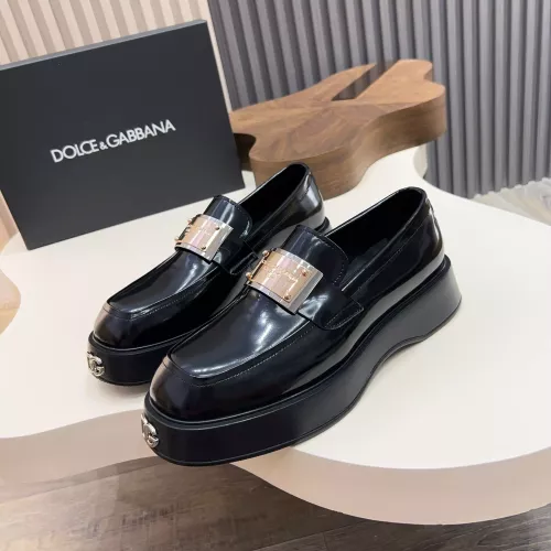 Dolce &amp; Gabbana D&amp;G Leather Shoes For Men #1339711 $132.00 USD, Wholesale Replica Dolce &amp; Gabbana D&amp;G Leather Shoes