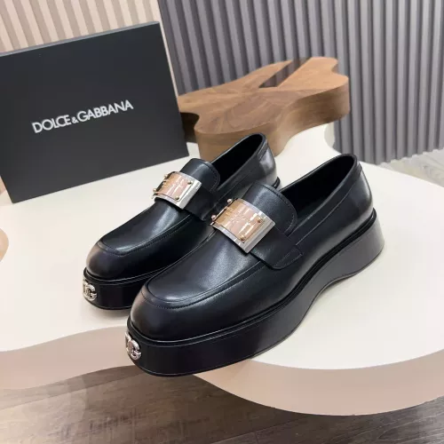 Dolce &amp; Gabbana D&amp;G Leather Shoes For Men #1339712 $132.00 USD, Wholesale Replica Dolce &amp; Gabbana D&amp;G Leather Shoes