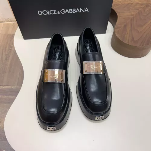 Replica Dolce & Gabbana D&G Leather Shoes For Men #1339712 $132.00 USD for Wholesale