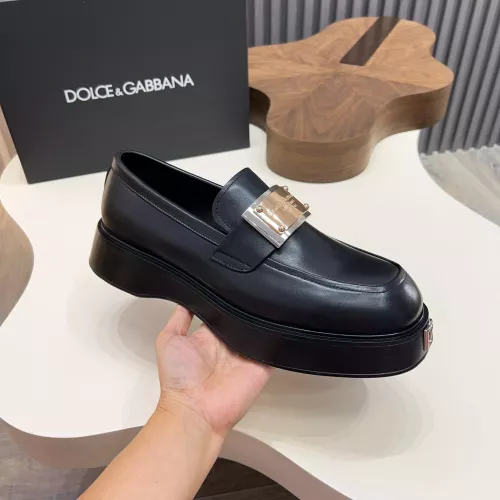 Replica Dolce & Gabbana D&G Leather Shoes For Men #1339712 $132.00 USD for Wholesale