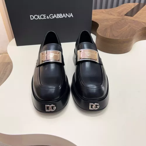 Replica Dolce & Gabbana D&G Leather Shoes For Men #1339712 $132.00 USD for Wholesale