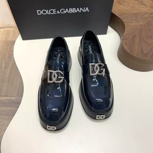 Replica Dolce & Gabbana D&G Leather Shoes For Men #1339713 $132.00 USD for Wholesale