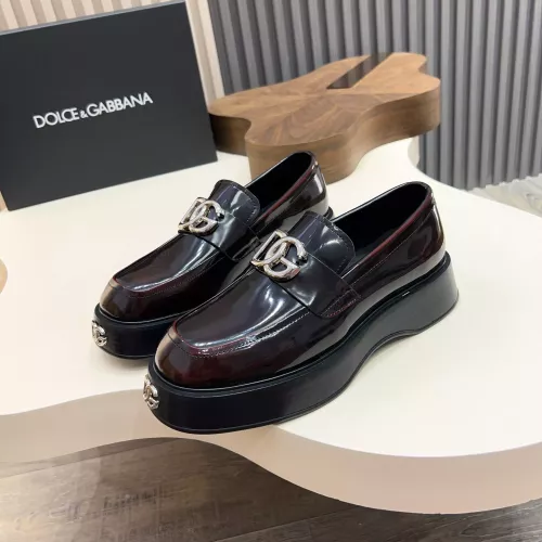 Dolce &amp; Gabbana D&amp;G Leather Shoes For Men #1339714 $132.00 USD, Wholesale Replica Dolce &amp; Gabbana D&amp;G Leather Shoes