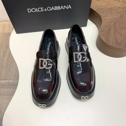 Replica Dolce & Gabbana D&G Leather Shoes For Men #1339714 $132.00 USD for Wholesale