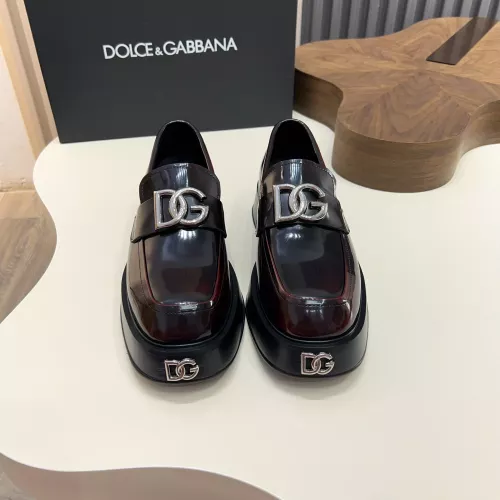 Replica Dolce & Gabbana D&G Leather Shoes For Men #1339714 $132.00 USD for Wholesale