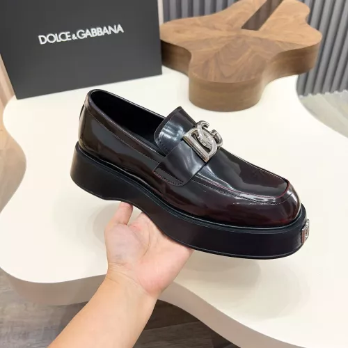 Replica Dolce & Gabbana D&G Leather Shoes For Men #1339714 $132.00 USD for Wholesale