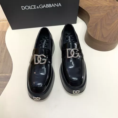 Replica Dolce & Gabbana D&G Leather Shoes For Men #1339716 $132.00 USD for Wholesale