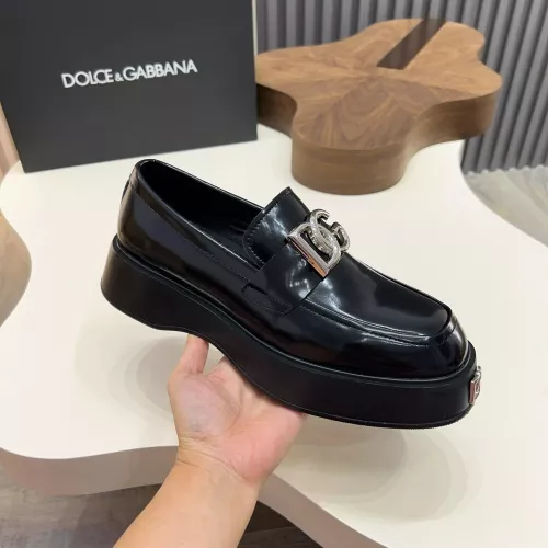 Replica Dolce & Gabbana D&G Leather Shoes For Men #1339716 $132.00 USD for Wholesale