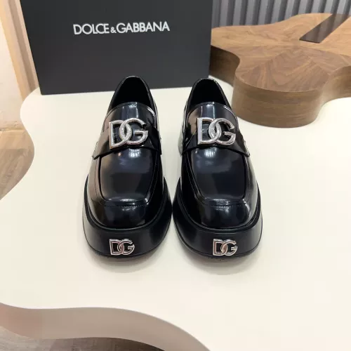 Replica Dolce & Gabbana D&G Leather Shoes For Men #1339716 $132.00 USD for Wholesale