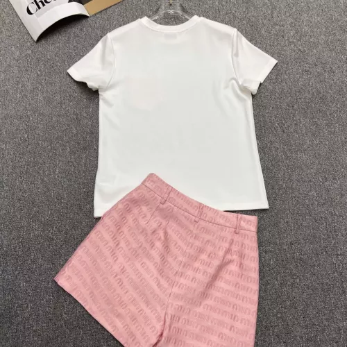 Replica MIU MIU Tracksuits Short Sleeved For Women #1339748 $115.00 USD for Wholesale
