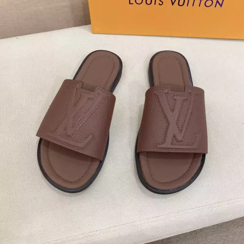 Louis Vuitton Slippers For Men #1339798 $64.00 USD, Wholesale Replica Louis Vuitton Slippers