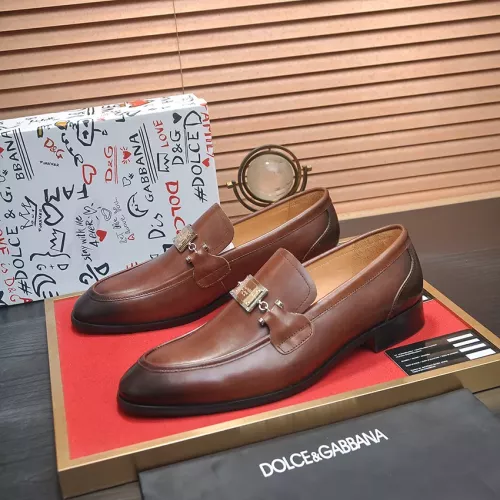 Dolce &amp; Gabbana D&amp;G Leather Shoes For Men #1339970 $96.00 USD, Wholesale Replica Dolce &amp; Gabbana D&amp;G Leather Shoes