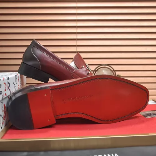 Replica Dolce & Gabbana D&G Leather Shoes For Men #1339971 $96.00 USD for Wholesale