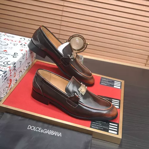 Replica Dolce & Gabbana D&G Leather Shoes For Men #1339974 $96.00 USD for Wholesale