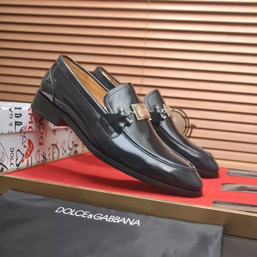 Replica Dolce & Gabbana D&G Leather Shoes For Men #1339975 $96.00 USD for Wholesale