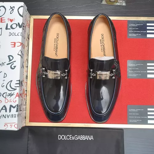 Replica Dolce & Gabbana D&G Leather Shoes For Men #1339975 $96.00 USD for Wholesale