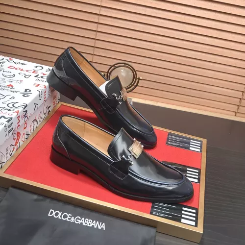 Replica Dolce & Gabbana D&G Leather Shoes For Men #1339975 $96.00 USD for Wholesale