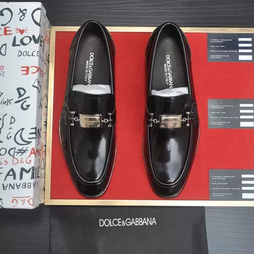 Replica Dolce & Gabbana D&G Leather Shoes For Men #1339980 $96.00 USD for Wholesale