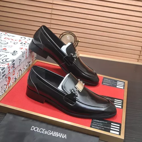 Replica Dolce & Gabbana D&G Leather Shoes For Men #1339980 $96.00 USD for Wholesale