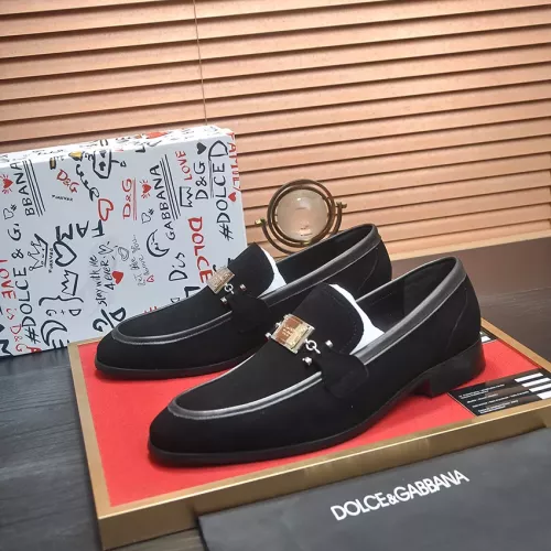 Dolce &amp; Gabbana D&amp;G Leather Shoes For Men #1339981 $96.00 USD, Wholesale Replica Dolce &amp; Gabbana D&amp;G Leather Shoes