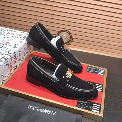 Replica Dolce & Gabbana D&G Leather Shoes For Men #1339981 $96.00 USD for Wholesale