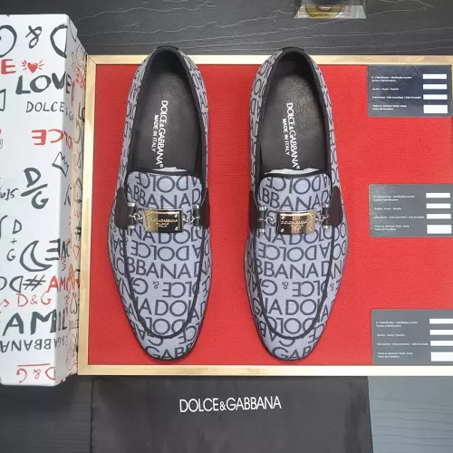 Replica Dolce & Gabbana D&G Leather Shoes For Men #1339982 $96.00 USD for Wholesale