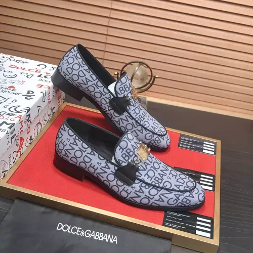 Replica Dolce & Gabbana D&G Leather Shoes For Men #1339982 $96.00 USD for Wholesale