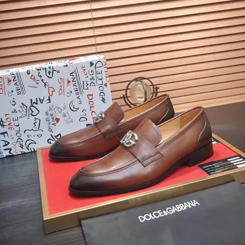 Dolce &amp; Gabbana D&amp;G Leather Shoes For Men #1339983 $96.00 USD, Wholesale Replica Dolce &amp; Gabbana D&amp;G Leather Shoes