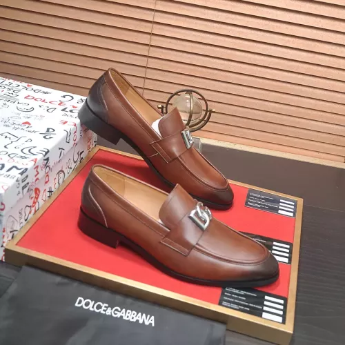 Replica Dolce & Gabbana D&G Leather Shoes For Men #1339983 $96.00 USD for Wholesale