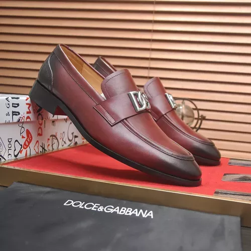 Replica Dolce & Gabbana D&G Leather Shoes For Men #1339984 $96.00 USD for Wholesale