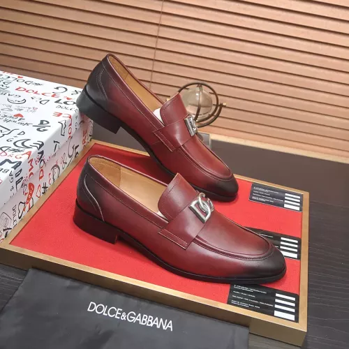 Replica Dolce & Gabbana D&G Leather Shoes For Men #1339984 $96.00 USD for Wholesale