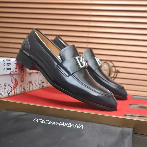 Replica Dolce & Gabbana D&G Leather Shoes For Men #1339986 $96.00 USD for Wholesale