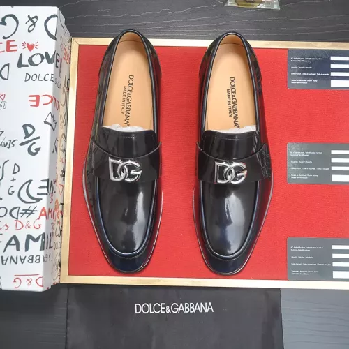 Replica Dolce & Gabbana D&G Leather Shoes For Men #1339986 $96.00 USD for Wholesale